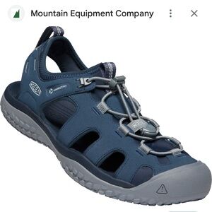 Keen Men's Navy and Gray Sandals